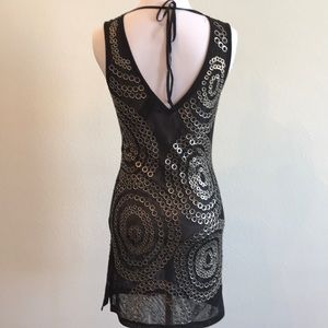 Arden B Dresses - Arden B. Black and Silver mesh dress Small Arden B Dresses - Arden B. Black and Silver mesh dress Small